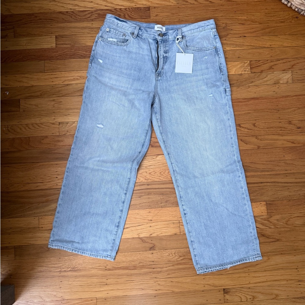 NWT PISTOLA BOBBIE ANKLE MID RISE LOOSE CARPENTER IN ATWATER VINTAGE
